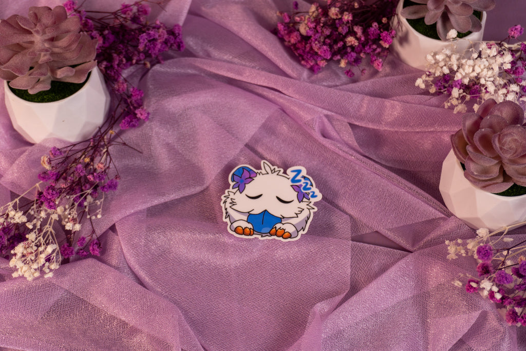 Spirit Blossom Sleeping Poro Sticker