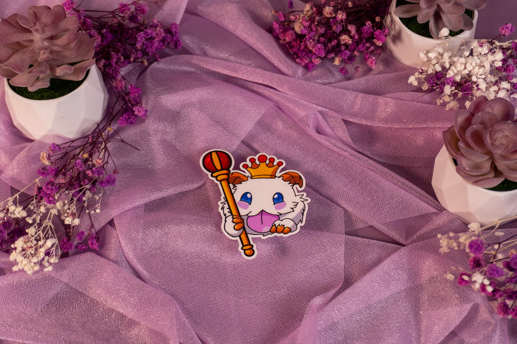 Royal Poro King Sceptre Sticker