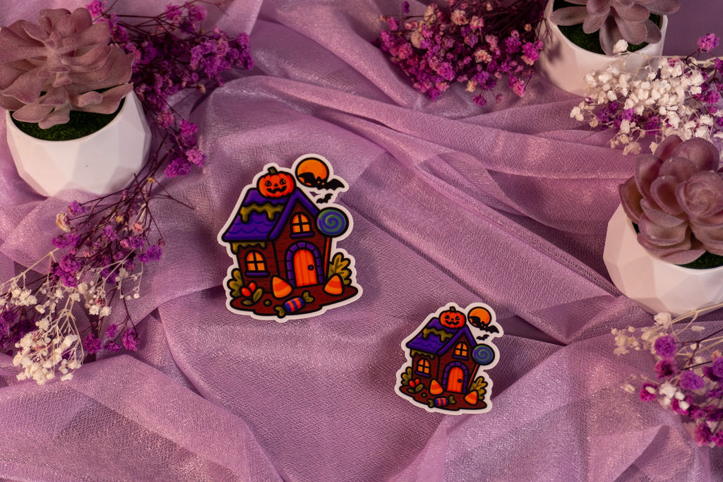 Haunted Candy House Sticker