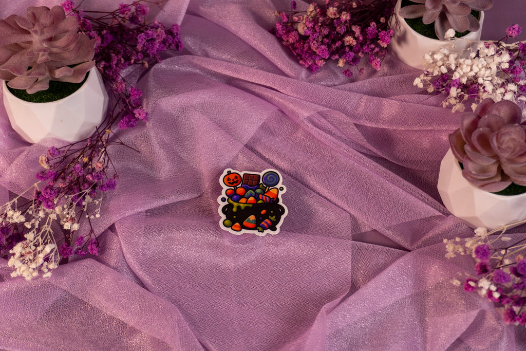 Halloween Cauldron Sticker