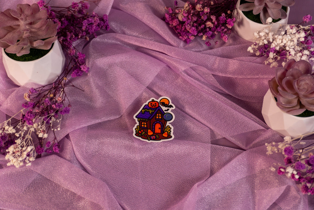 Haunted Candy House Sticker