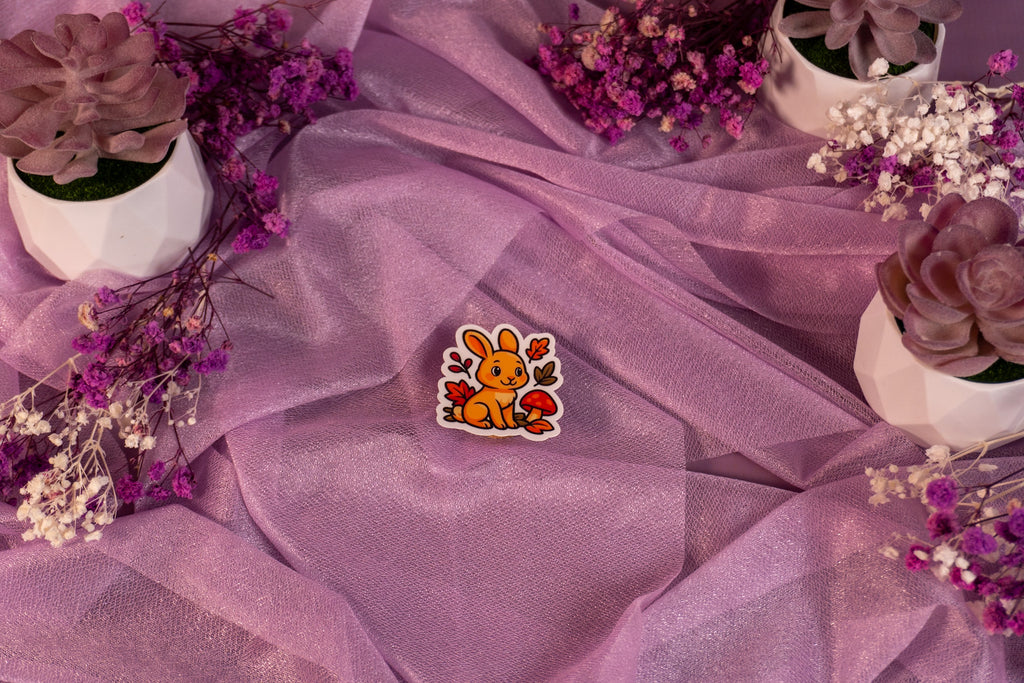 Autumn Bunny Sticker