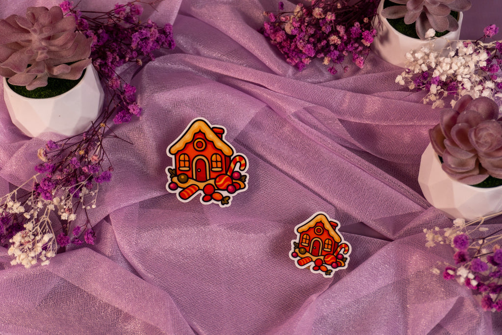 Gingerbread House Sticker
