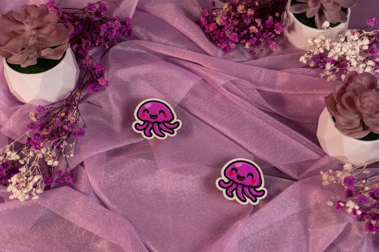 Jellyfish Pink Sticker