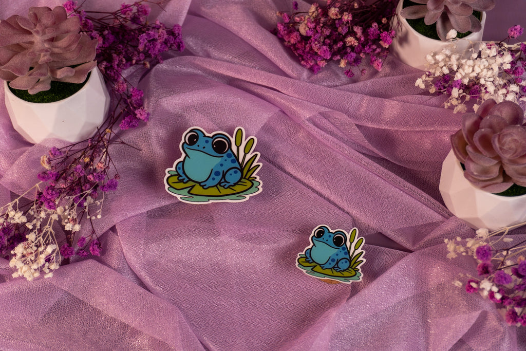 Toad Blue Sticker