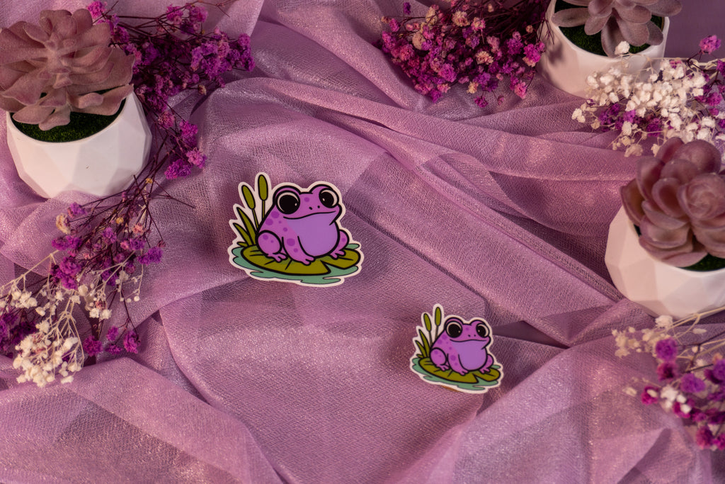 Toad Pink Sticker
