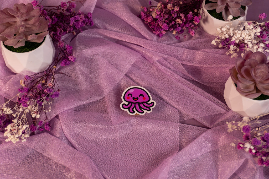 Jellyfish Pink Sticker